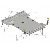Захист двигуна Mercedes-Benz Viano D (W 639) 2004- 1