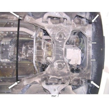 Защита двигателя Mercedes-Benz Viano D W 639 2004- 1-2