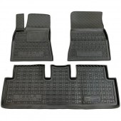 Автомобільні килимки в салон для Tesla Model 3 Автомобільні килимки в салон для Tesla Model 3