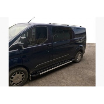 Рейлинги на крышу Ford Custom 2013 Skyport короткая база хром