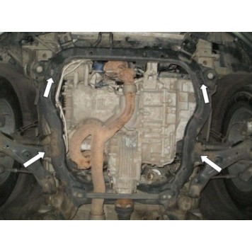 Защита двигателя Chevrolet Captiva 2011- (бензин)-2