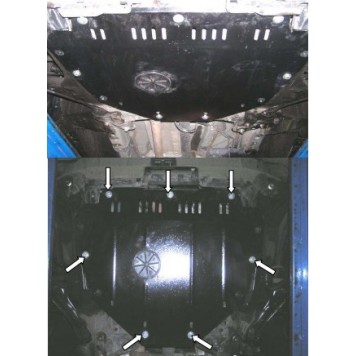 Защита двигателя Honda CR-V III 2007-2013 1-1