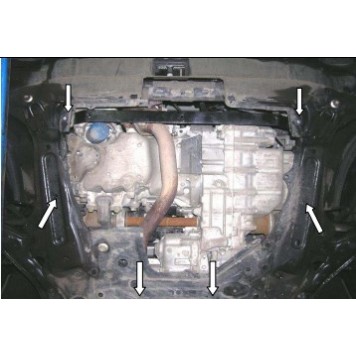 Защита двигателя Honda CR-V III 2007-2013 1-3