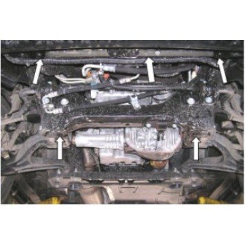 Захист двигуна Jeep Grand Cherokee Limited 2007-2010-2