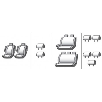 Чохли на сидіння Volkswagen T5 Multivan 2003-2014-9