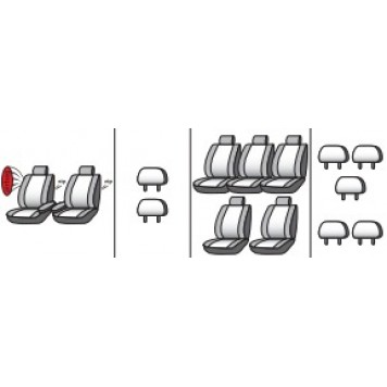 Чохли на сидіння Volkswagen Sharan 1995-2004-9
