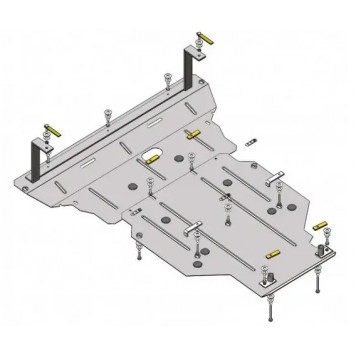 Защита двигателя Audi A4 В9 2015-