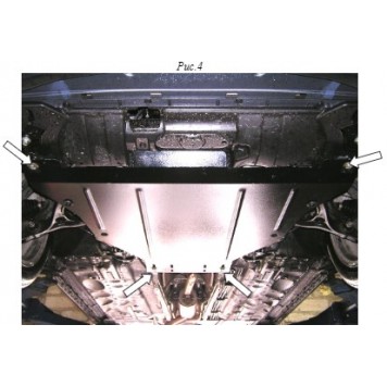 Защита двигателя Acura TSX 2009-2014-1