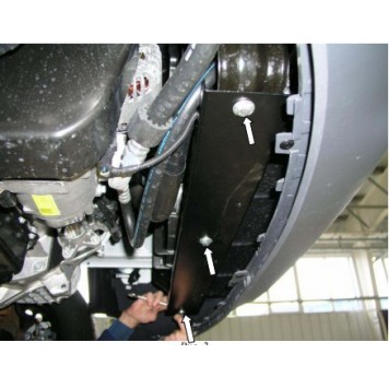 Защита двигателя Ford Connect 2002-2013-1