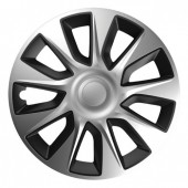 Ковпаки на колеса Elegant Stratos Silver Black 13" Ковпаки на колеса Elegant Stratos Silver Black 13"