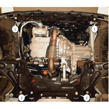 Защита двигателя Ford Ecosport 2020- 2-2