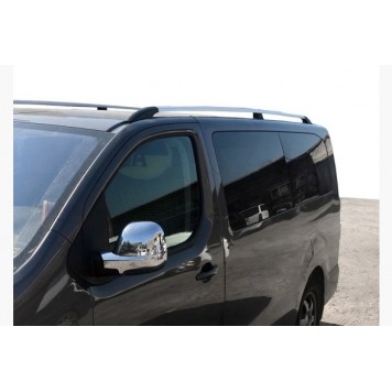 Рейлинги на крышу Toyota Proace 2017 M база, металлическая ножка хром