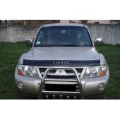 Дефлектор капота для Mitsubishi Pajero Wagon III 1998-2006 Дефлектор капота для Mitsubishi Pajero Wagon III 1998-2006