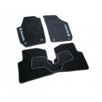 Текстильні килимки в салон для Skoda Fabia (2007-2014)