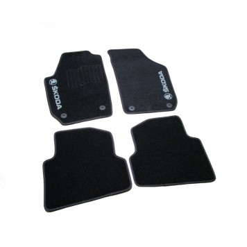 Текстильні килимки в салон для Skoda Fabia (2007-2014)-1