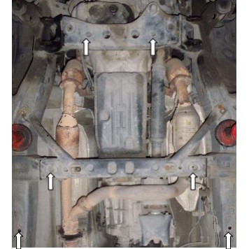 Захист двигуна Toyota Land Cruiser Prado 120 2002-2009 2-2