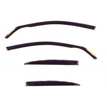 Дефлекторы окон Mercedes W-204 2007 -> 4D Sedan