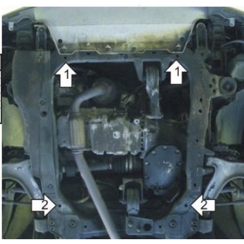 Захист двигуна Opel Signum 2003-2008-2