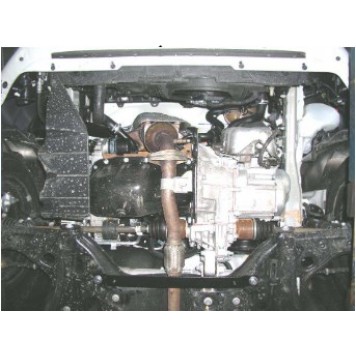 Защита двигателя Fiat Grande Punto 2010- (1.4 бензин)-2