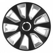 Колпаки на колеса Elegant Stratos Rc Black Silver R16 Колпаки на колеса Elegant Stratos Rc Black Silver R16