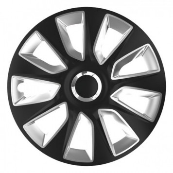 Ковпаки на колеса Elegant Stratos Rc Black Silver R16
