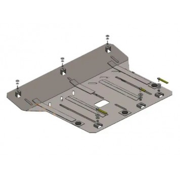 Защита двигателя Hyundai Accent V HCr RUS 2018-