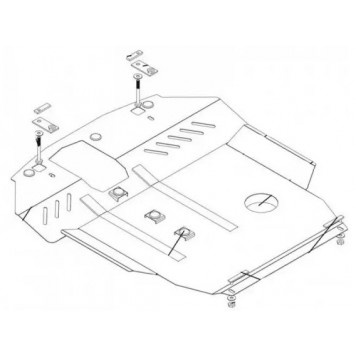Защита двигателя Chery Elara I поколение 2006-2011