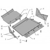 Захист двигуна Mitsubishi Pajero Wagon 1999- 1 Захист двигуна Mitsubishi Pajero Wagon 1999- 1