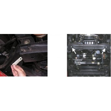 Захист двигуна Mitsubishi Pajero Wagon 1999- 2-1