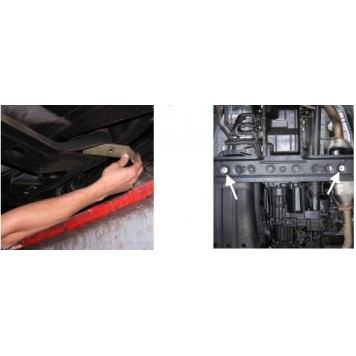 Захист двигуна Mitsubishi Pajero Wagon 1999- 2-2