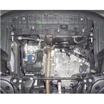 Захист двигуна Citroen С3 2016- 1-2