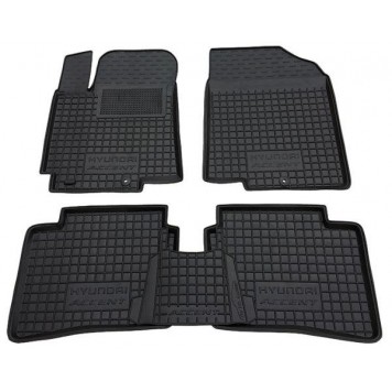 Автомобільні килимки в салон для Hyundai Accent (2011>)