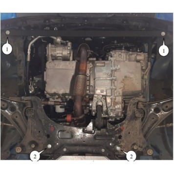 Защита двигателя Ford Ecosport 2020- 1-2