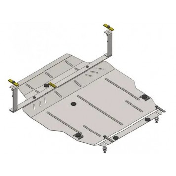 Защита двигателя Citroen С-Crosser 2007-