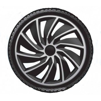 Колпаки на колеса Argo Turbo Silver Black R16