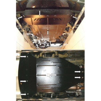 Захист двигуна Mercedes-Benz Vito D (W 639) 2004- 2-1