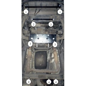 Защита двигателя Ford F-150 2009-2014-2