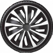 Ковпаки на колеса Argo Grip Silver Black R16 Ковпаки на колеса Argo Grip Silver Black R16