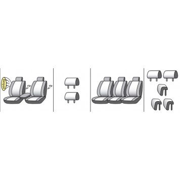 Чохли на сидіння Volkswagen Touran 2003-2010-9