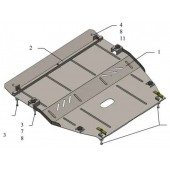 Захист двигуна Peugeot 407 2004-2010