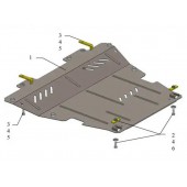 Захист двигуна Nissan Kubistar 2007-