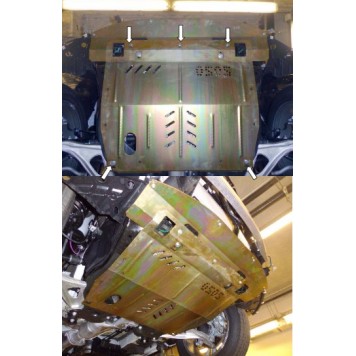 Защита двигателя Nissan Pathfinder IV 2012-2017--1