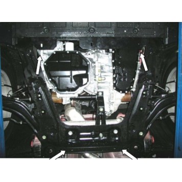 Захист двигуна Nissan Qashqai J10 2006-2014 1-2