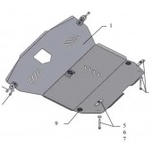 Защита двигателя Hyundai Matrix 2001-2010 Защита двигателя Hyundai Matrix 2001-2010