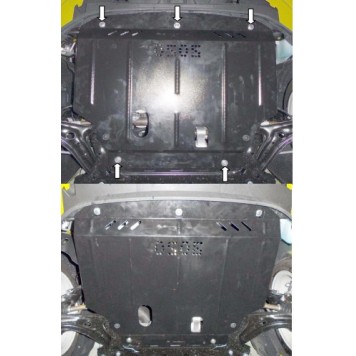 Захист двигуна Ford Fiesta VII EcoBoost 2012-2017 2-1