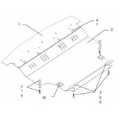 Захист двигуна Nissan Tiida (Versa) 2004-2011