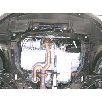 Защита двигателя Mazda CX-9 2007-2016-2