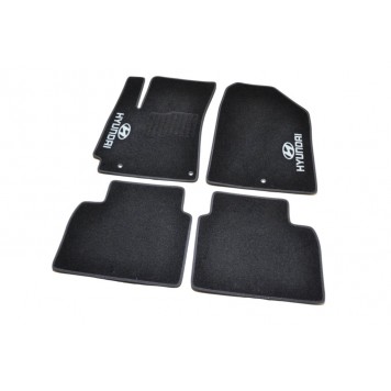 Текстильні килимки в салон для Hyundai Elantra (2016)-1