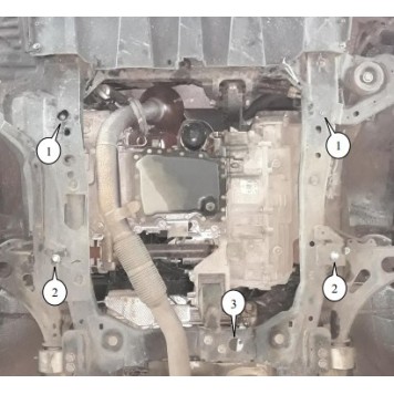 Защита двигателя Chevrolet Impala X 2013--2