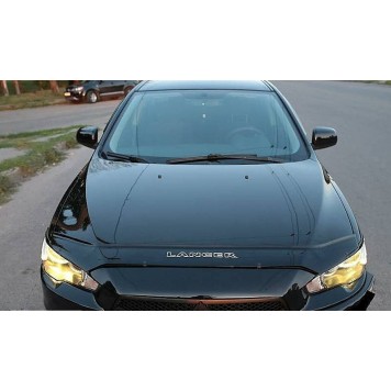 Дефлектор капота Mitsubishi Lancer X 2007-